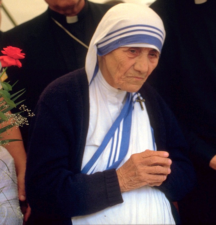 Mother Teresa By © 1986 Túrelio (via Wikimedia-Commons) Source