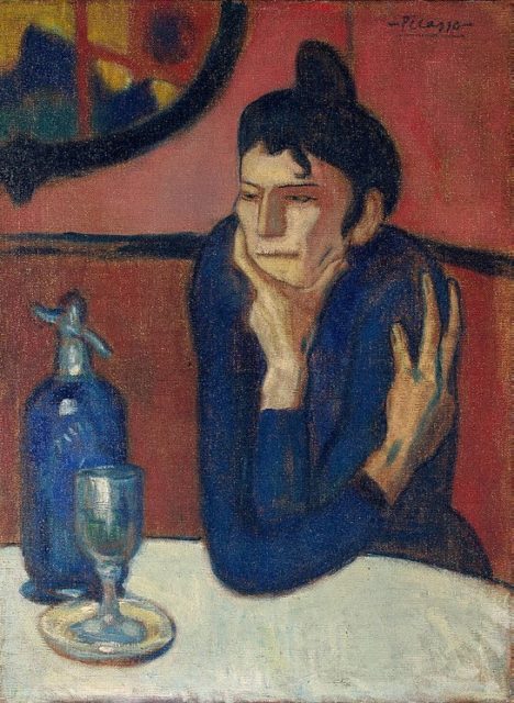 pablo-picasso-1901-02-femme-au-cafe-absinthe-drinker-oil-on-canvas-73-x-54-cm-hermitage-museum-saint-petersburg-russia