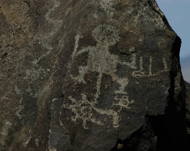 Petroglyph at Petroglyph National Monument, NM Source:By Steven C. Price - Own work, CC BY-SA 3.0, 