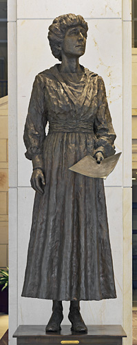 Rankin's monument in the National Statuary Hall, Washington, D.C. Wikipedia/Public Domain