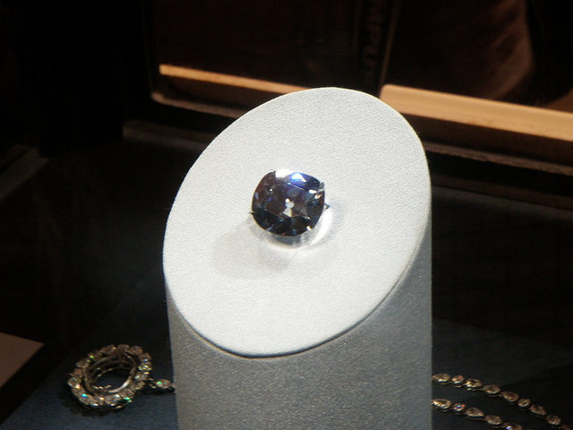 The Hope Diamond was formed deep within the Earth approximately 1.1 billion years ago. Author: VSPYCC. CC BY 2.0