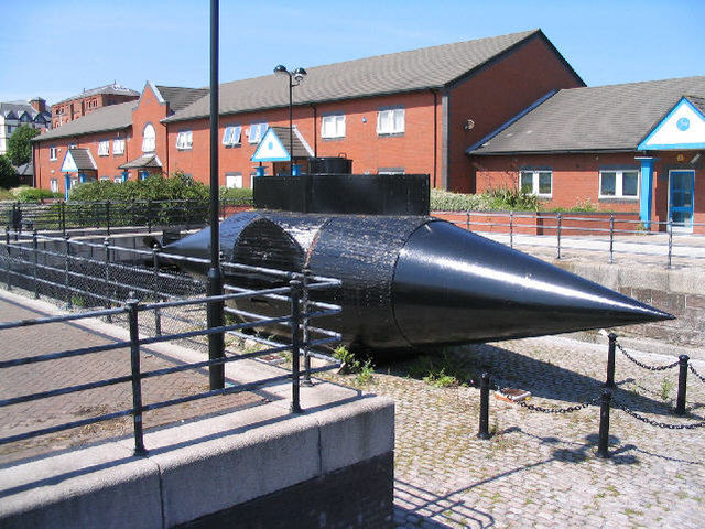 The submarine was built in 1879 by Cochran & Co in Birkenhead, at a cost of £1500.