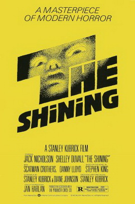 Theatrical release poster for the The Shining (1980).By Source, Fair use, /Wikipedia