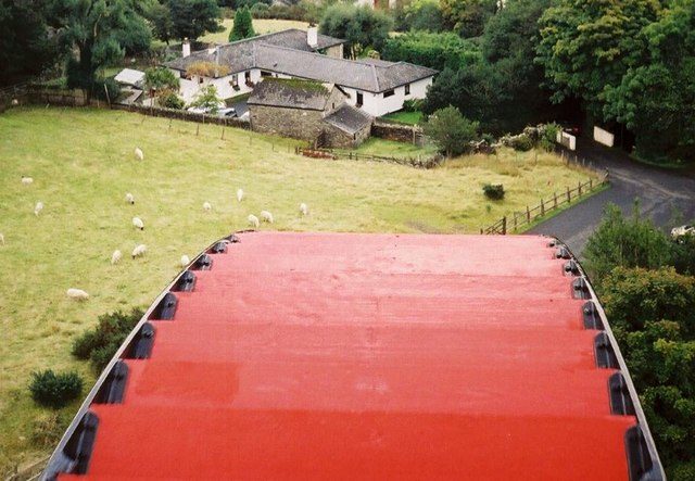 Top of the Laxey Wheel. Photo Credit