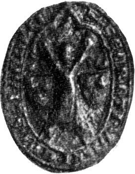 The seal of Bishop William de Lamberton