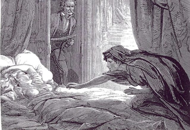 Illustration from The Dark Blue by D. H. Friston, 1872