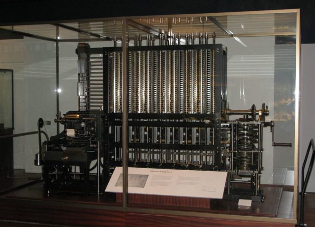 The Science Museum's Difference Engine No. 2, built from Babbage's design