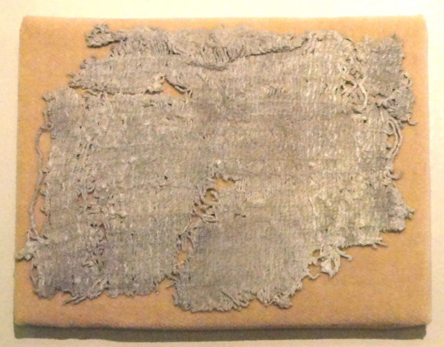 Cotton cloth fragment from Huaca Prieta Photo Credit
