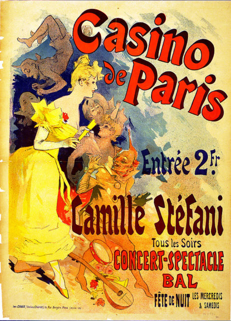 Casino de Paris poster, by Jules Chéret