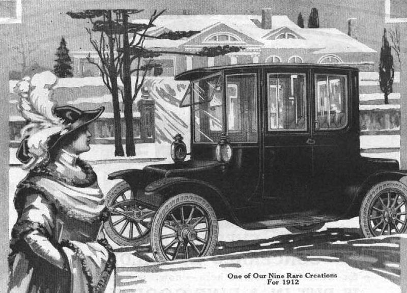 1912 Detroit Electric advertisement.