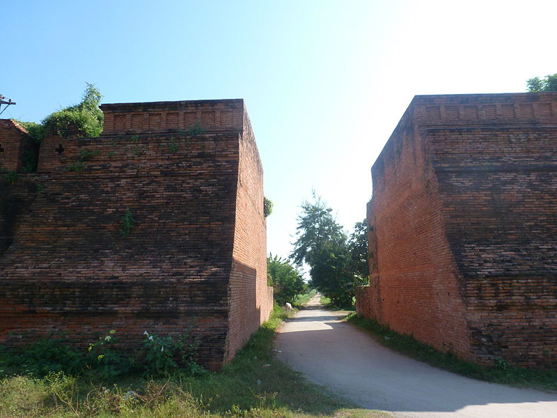 Remains of the outer walls. Photo Credit
