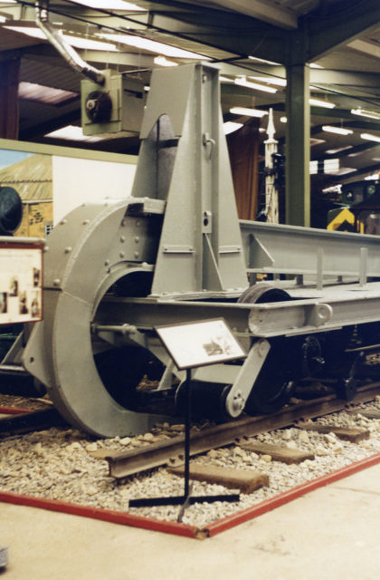 Museum of Army Transport, Beverley, East Riding of Yorkshire, England: German railroad-plough. Photo Credit