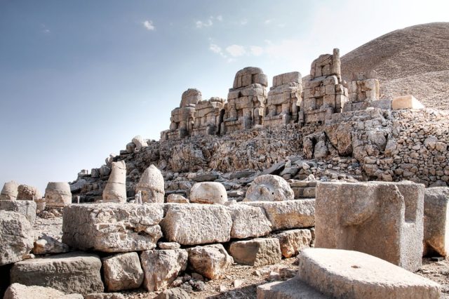 Built by King Antiochus I in 62 BC it is thought to be a sanctuary and a royal tomb. Photo Credit