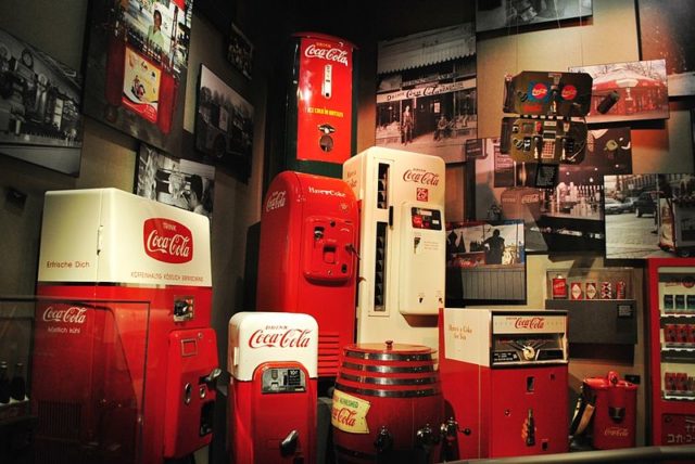 Coca-Cola machines. Photo Credit