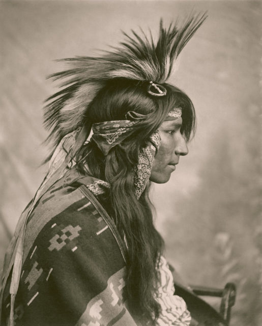Cree Indian, taken by G. E. Fleming, 1903