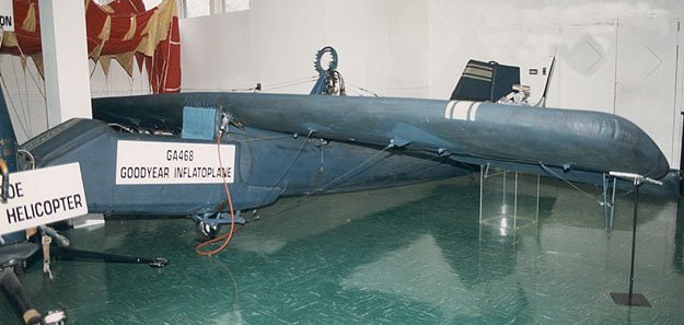 Goodyear inflatoplane on display at the Smithsonian Institution
