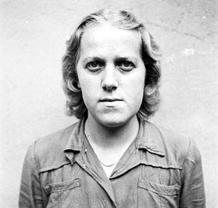 Herta Bothe, in Celle awaiting trial, August 1945 Photo Credit