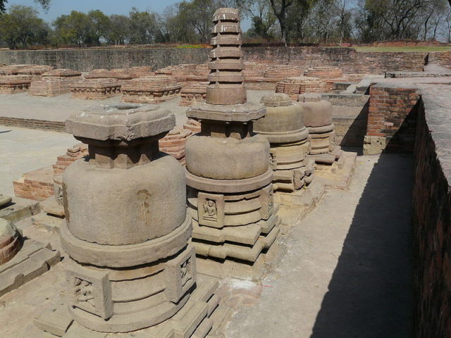 Mini stupas. Photo Credit