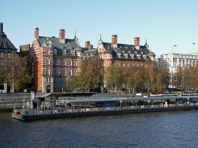 The original New Scotland Yard, now called the Norman Shaw Buildings. Photo credit