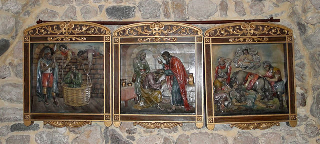 Paintings in the Chapel of Saint Ananias representing the conversion of Saint Paul, Photo Credit