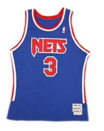 Dražen Petrović's Nets jersey; his number 3 was retired by the team following his death. Photo Credit