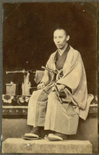 Photographs of Japanese officials in Nagasaki 1868
