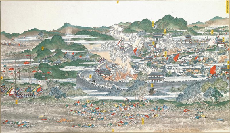 A scene of the Taiping Rebellion, 1850-1864