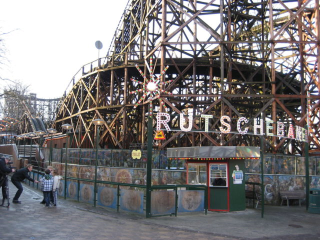 Rutschebanen roller coaster. Photo Credit