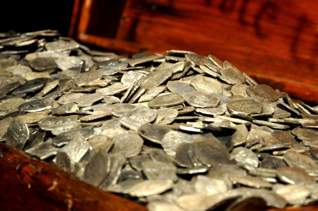 Silver recovered from the wreck of the Whydah. Photo Credit