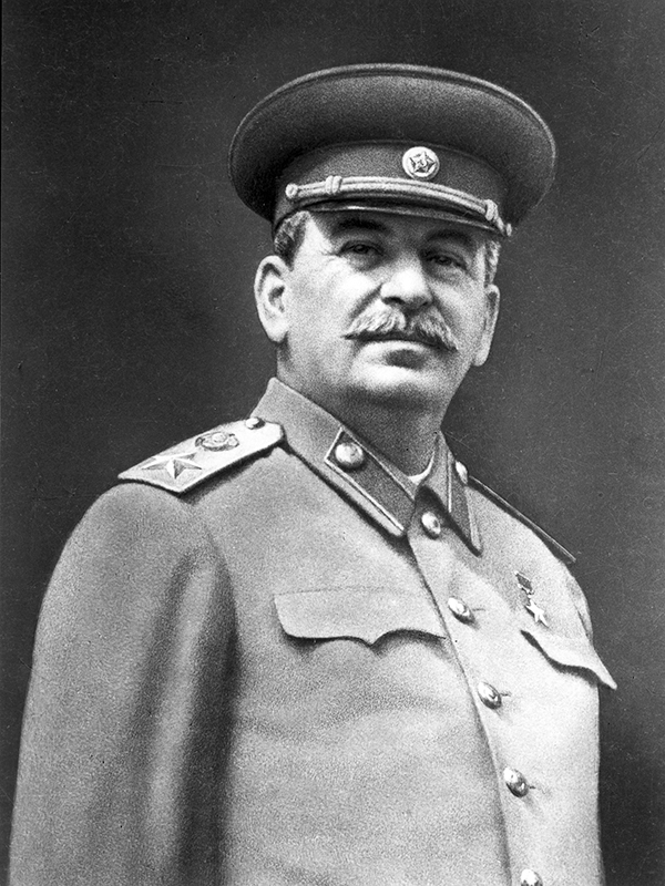 Joseph Stalin - Russian revolutionary and Soviet political, state, military and party leader.