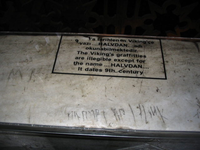 The first discovered Runic Inscription reads Halfdan .Photo Credit