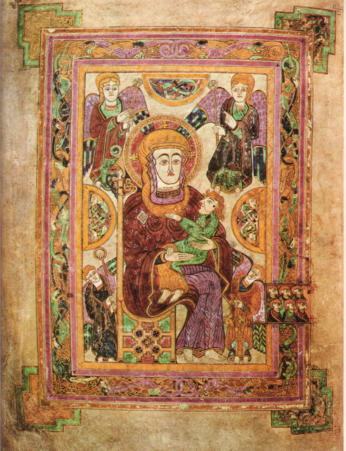 The Virgin and Child folio.