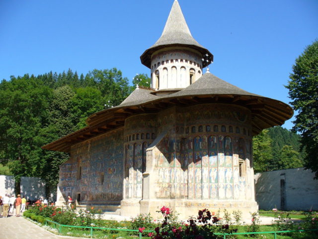 The church is one of the Painted churches of Moldavia. Photo Credit