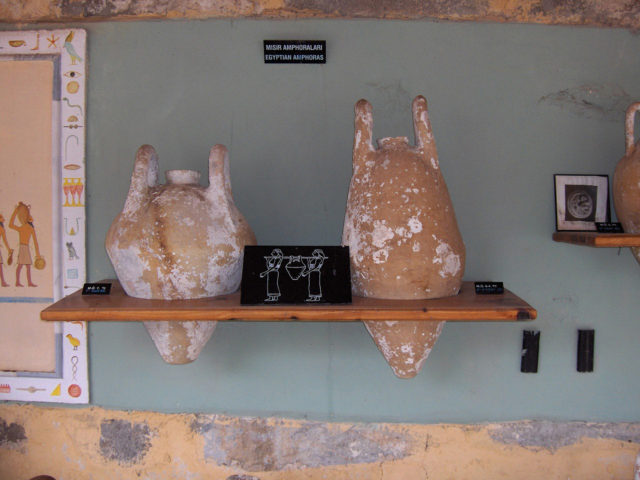 Egyptian wine jars, 6th-4th century BC Photo Credit
