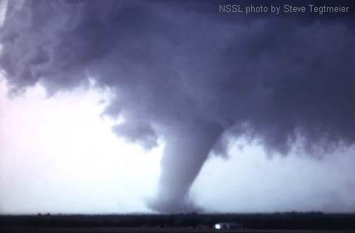 The mature stage of a tornado that occurred in Union City, Oklahoma on May 24, 1973