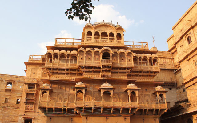 often popularly referred to as the “Golden Fort” or “Sonar Kella” due to its honey gold-colored appearance at sunset. Photo Credit