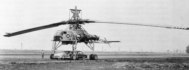 Air Force experimental helicopter.