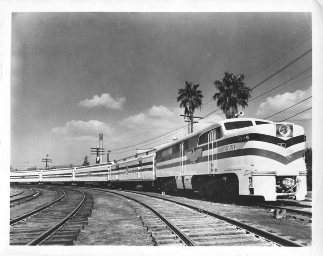 Photograph of the Freedom Train in Florida. Taken Circa 1948
