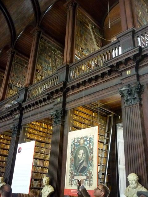 Longroom of the Trinity College (Dublin) library Photo Credit