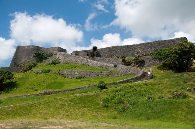 View of Katsuren Castle remains Photo Credit