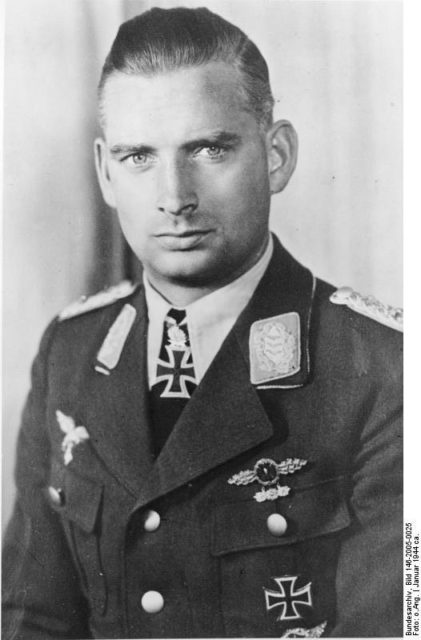 Hajo Herrmann , one of the leaders of this formation in January 1944 Photo Credit