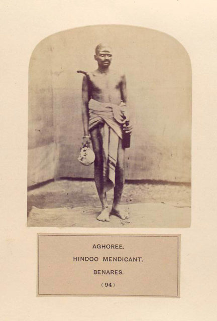 "Aghoree, Hindoo mendicant, Benares"