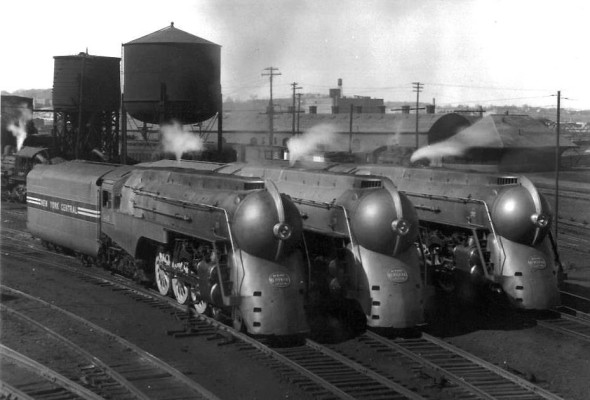 Some of the engines that drove the 20th Century Limited, USA’s super trains of the 30s, 40s