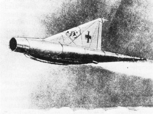 Artists impression of the P 13 in flight. Photo Credit
