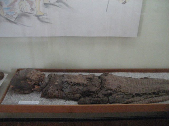 Chinchorro mummy in North Peru