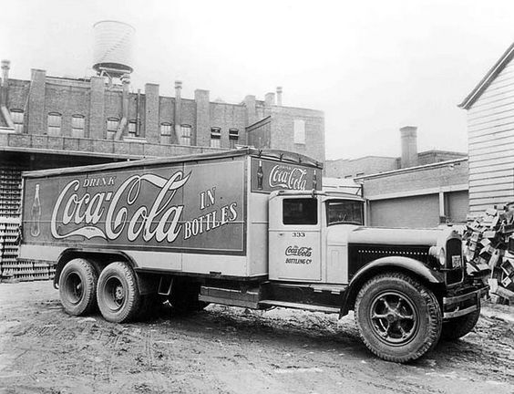 1930 White Coca Cola Bottlers Enclosed Van. Photo Credit