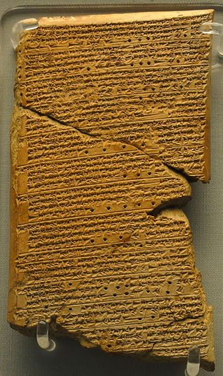 "Venus Tablet of Ammisaduqa" with astrological forecasts. Photo credit
