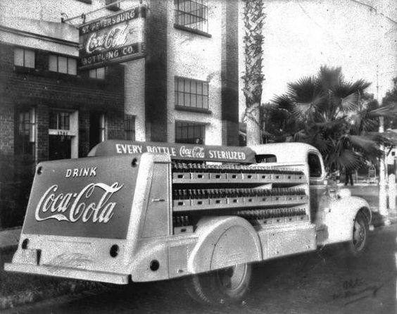 Coca Cola truck outside the Bottling Company – Saint Petersburg, Florida. Photo Credit