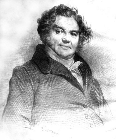 Eugene Francois Vidocq. Portrait by Achille Deveria.