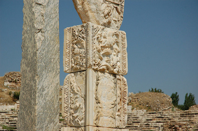 Aphrodisias never fully recovered from the 7th century earthquake, and fell into disrepair. Photo Credit